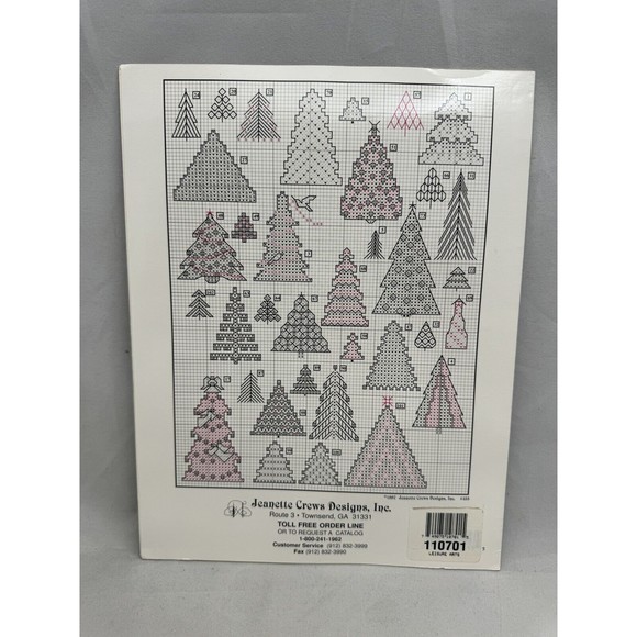101 Christmas Trees One Nighters 453 Jeanette Crews Designs Cross Stitch Pattern - Picture 2 of 3